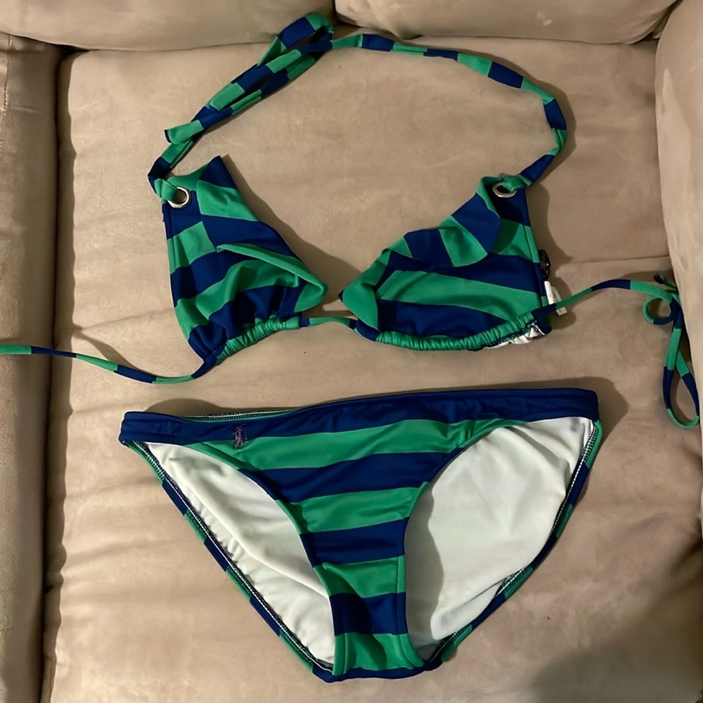 Ralph Lauren two-piece bathing suit size small worn